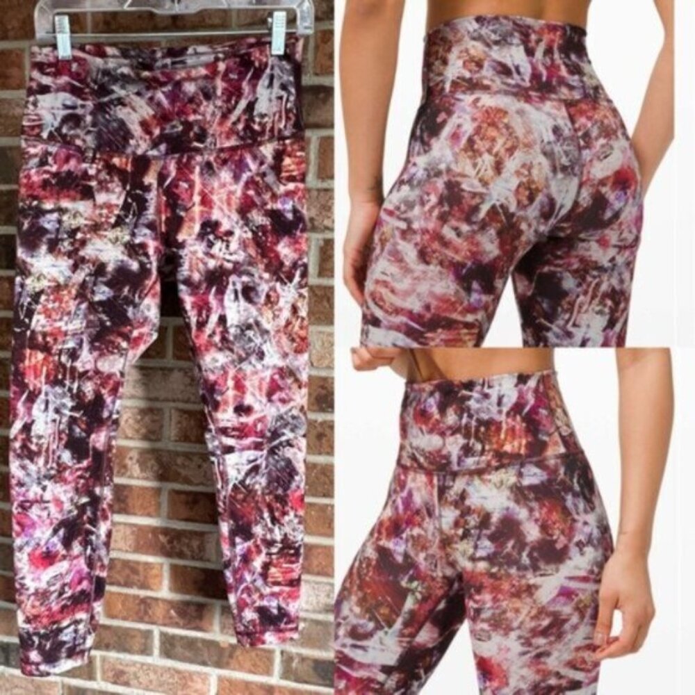 Lululemon  ^* Wunder Train High-Rise Tight  leggins 25" Urbantricity Multi 2021